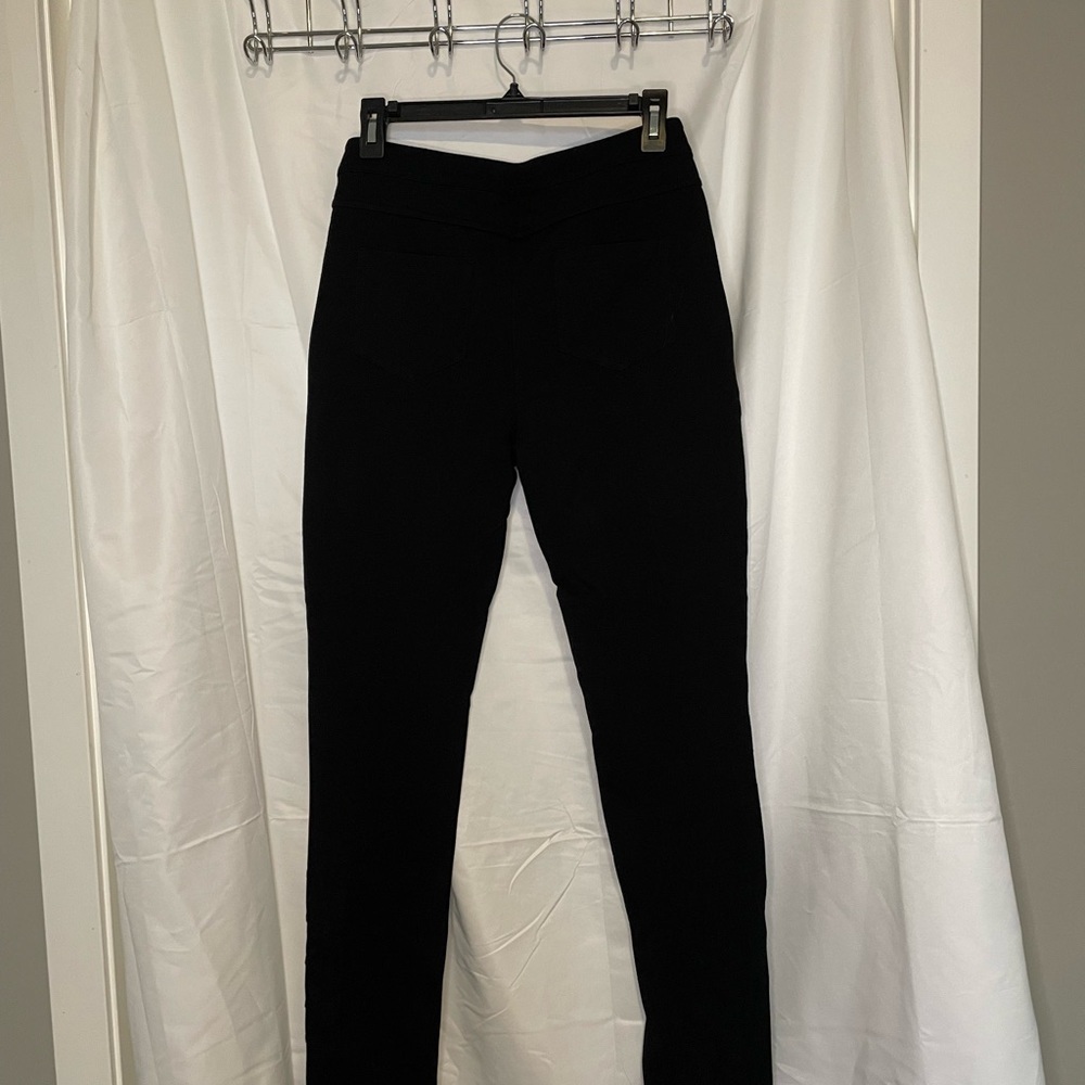 Athleta/ black straight leg black pants with three front pockets - Picture 4 of 7